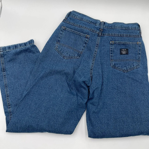 Lakin McKey Trading Flannel Lined Jeans Womens 12M Blue Denim Pants - Picture 5 of 11